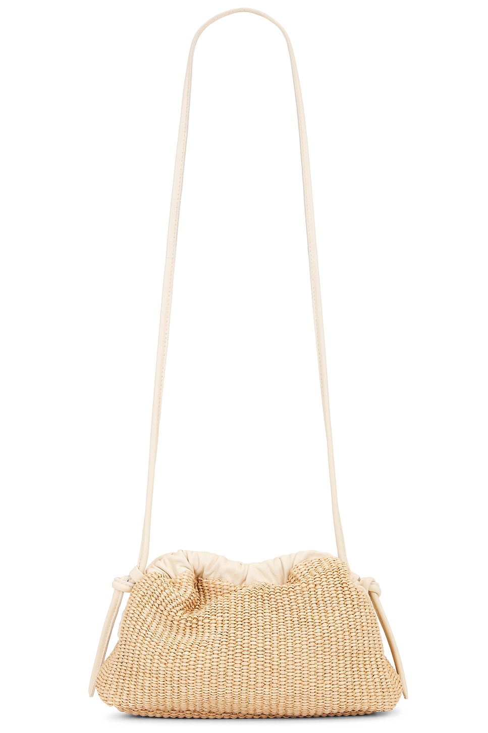 

Мини-клатч "Облако" Mansur Gavriel, natural & jasmine