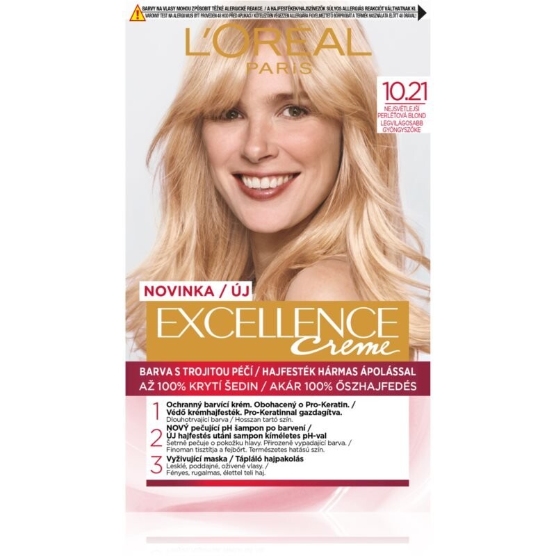 

Краска для волос Excellence Creme Triple Protection для женщинБренд L'Oréal Paris L'Oreal Paris, Краска для волос Excellence Creme Triple Protection для женщин<br>Бренд L'Oréal Paris L'Oreal Paris