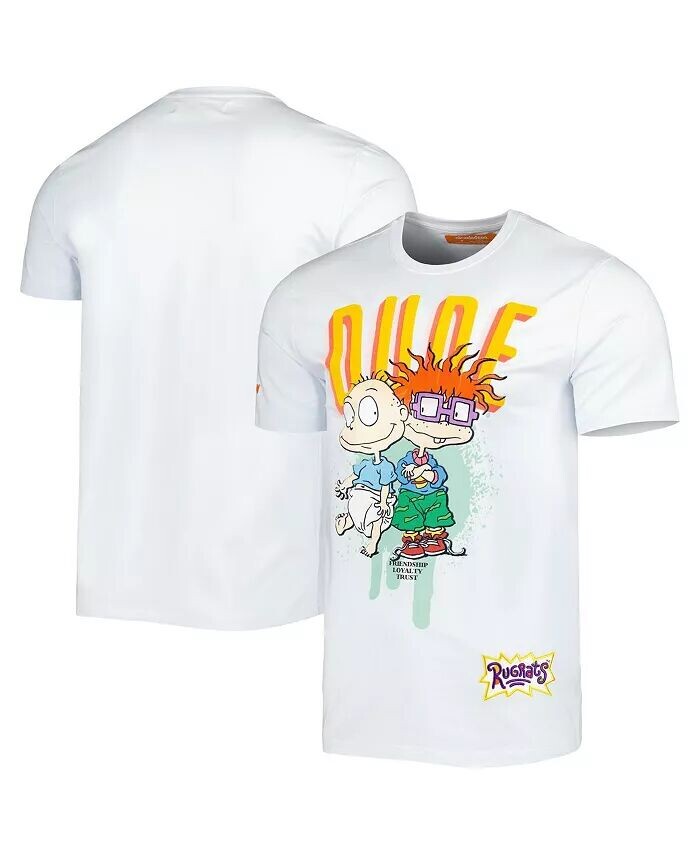 

Мужская и женская белая футболка Rugrats Freeze Max