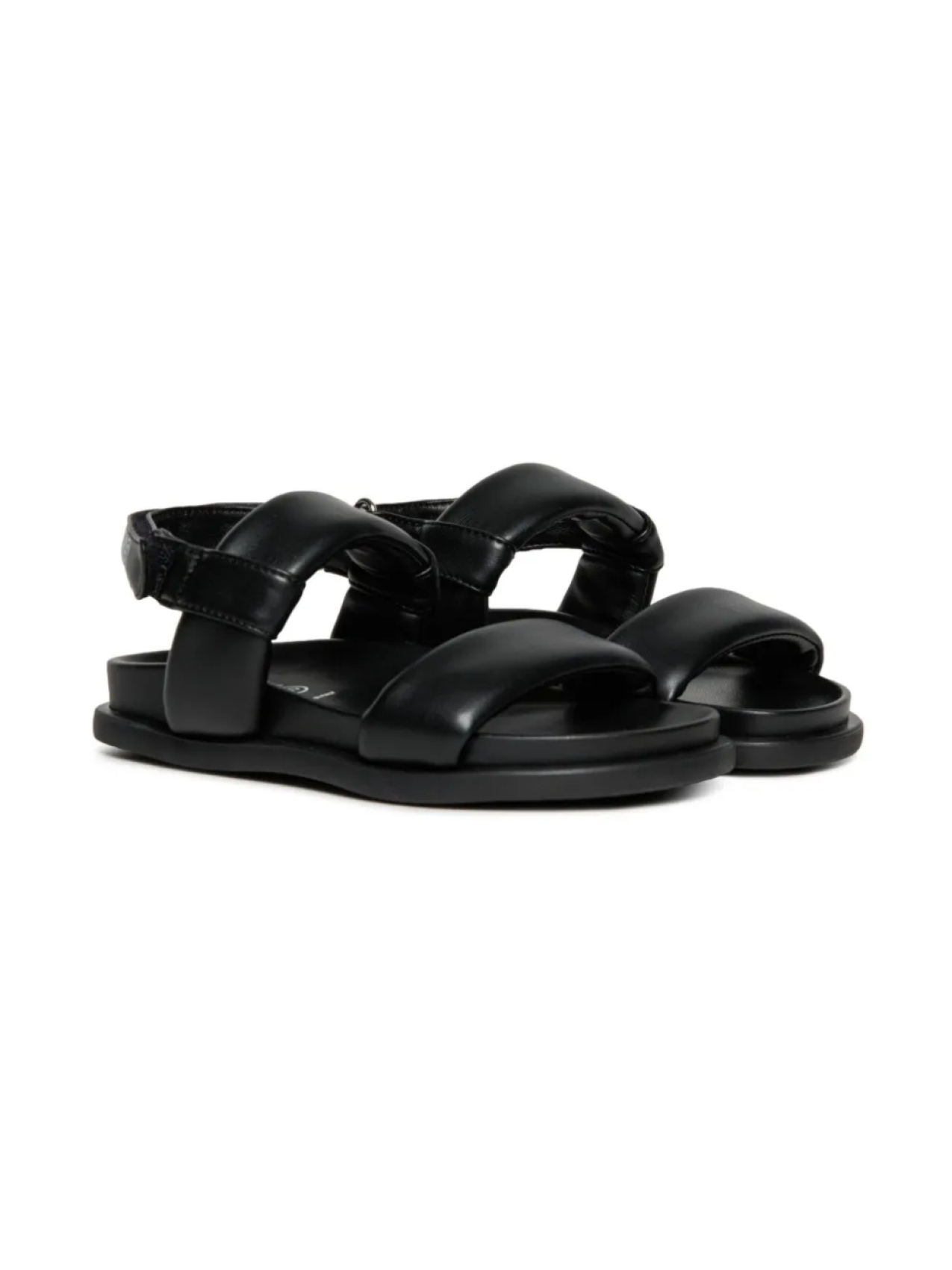 

MM6 Maison Margiela Детские кожаные сандалии MM6 Maison Margiela Kids, черный