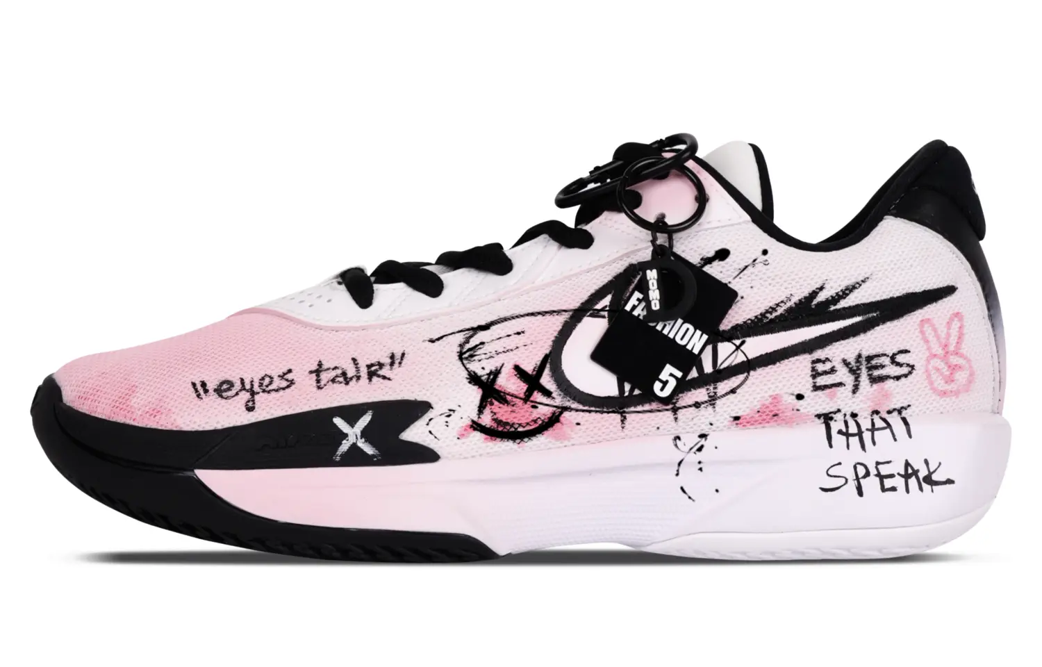 

Баскетбольные кроссовки Air Zoom GT Cut Basketball Shoes Unisex Low-Top Black/White/Pink Nike