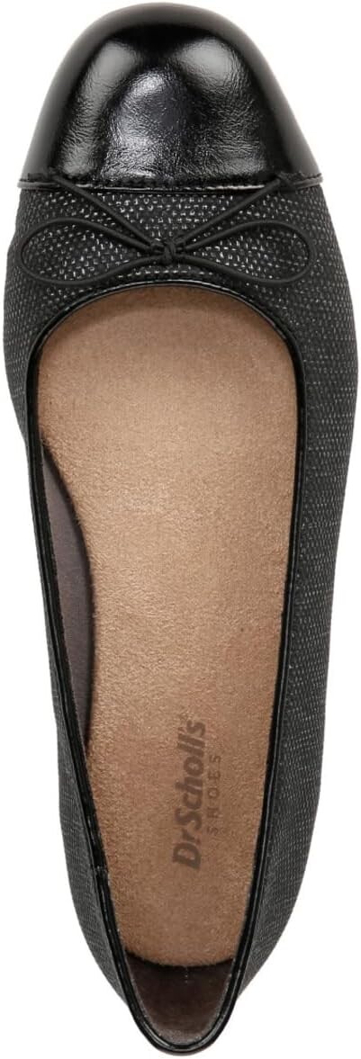 Туфли на плоской подошве Dr. Scholl's Wexley Bow Ballet Flat, цвет Black Dream Girl — фото 2