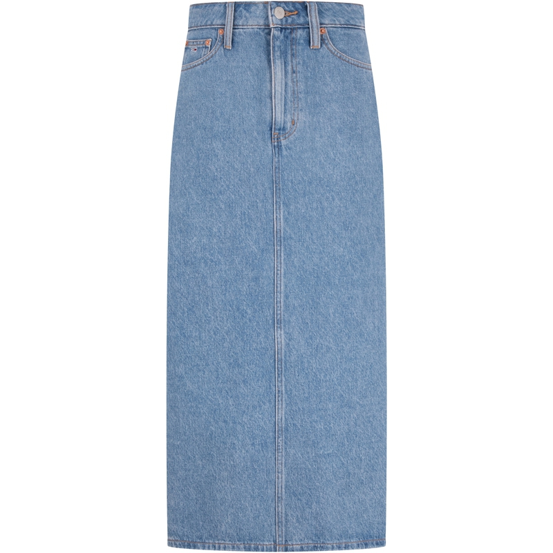 

Tommy Hilfiger Джинсовая длинная юбка women's denim blue