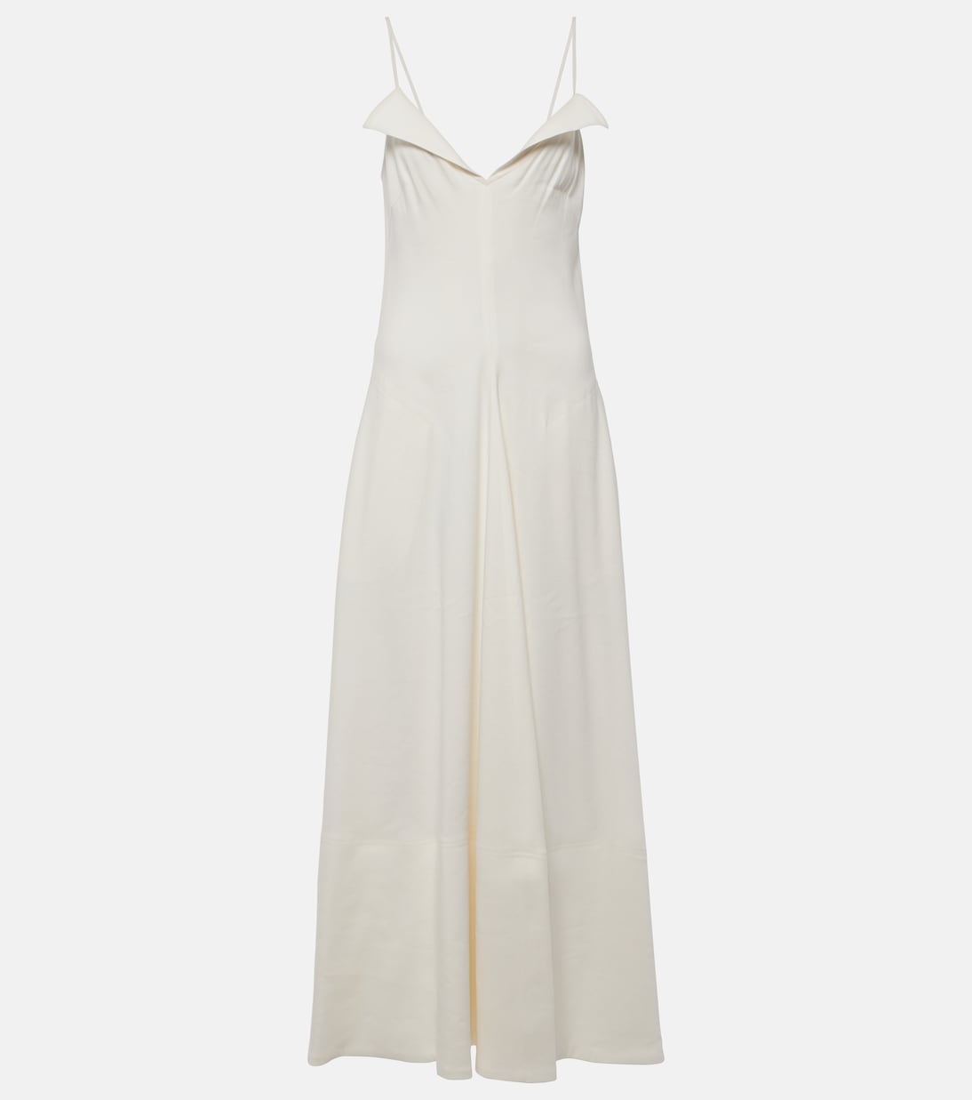 

Платье миди из смесового льна цвета рубин Proenza Schouler, Pearl