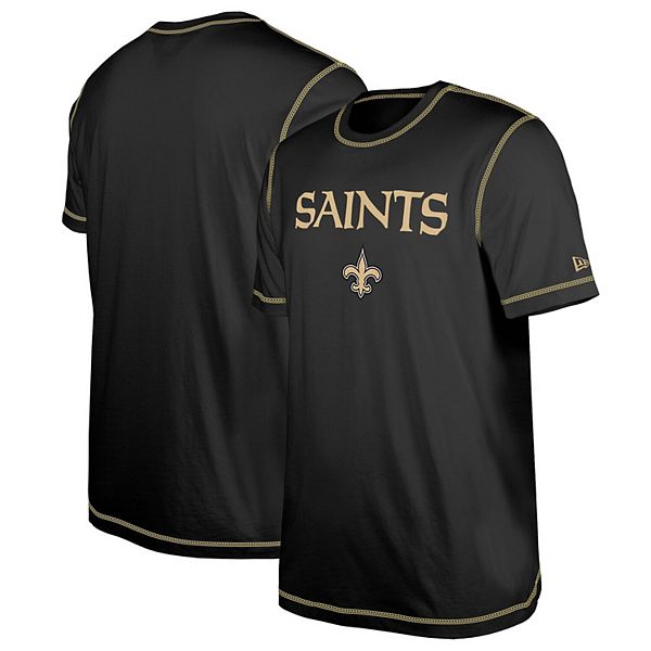 

Мужская черная футболка new orleans saints third down с принтом puff New Era