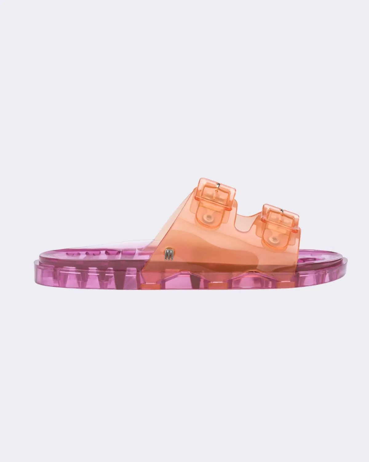 Mini Melissa Girls Wide Slide In Orange/pink — фото 2