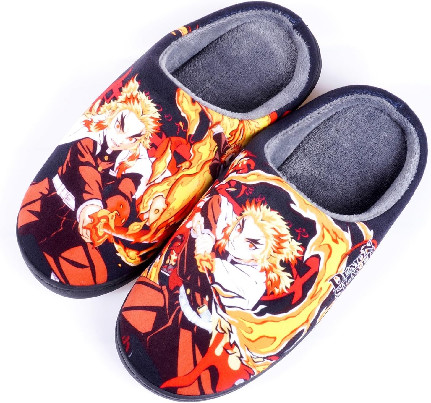 

Домашние тапочки в стиле аниме для женщин и мужчин, пушистые, зимние, противоскользящие, для дома и улицы Wanhongyue, F