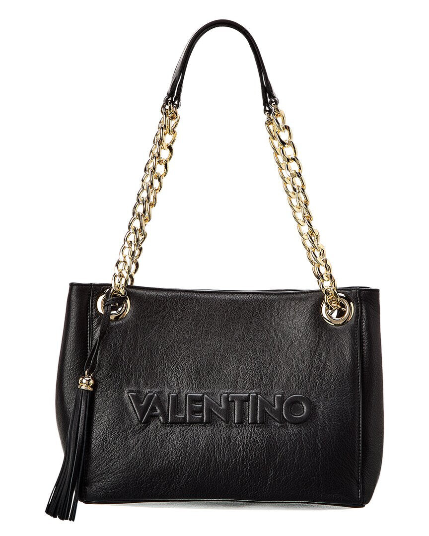 

Valentino by Mario Valentino Кожаная сумка через плечо с тиснением Luisa, черный