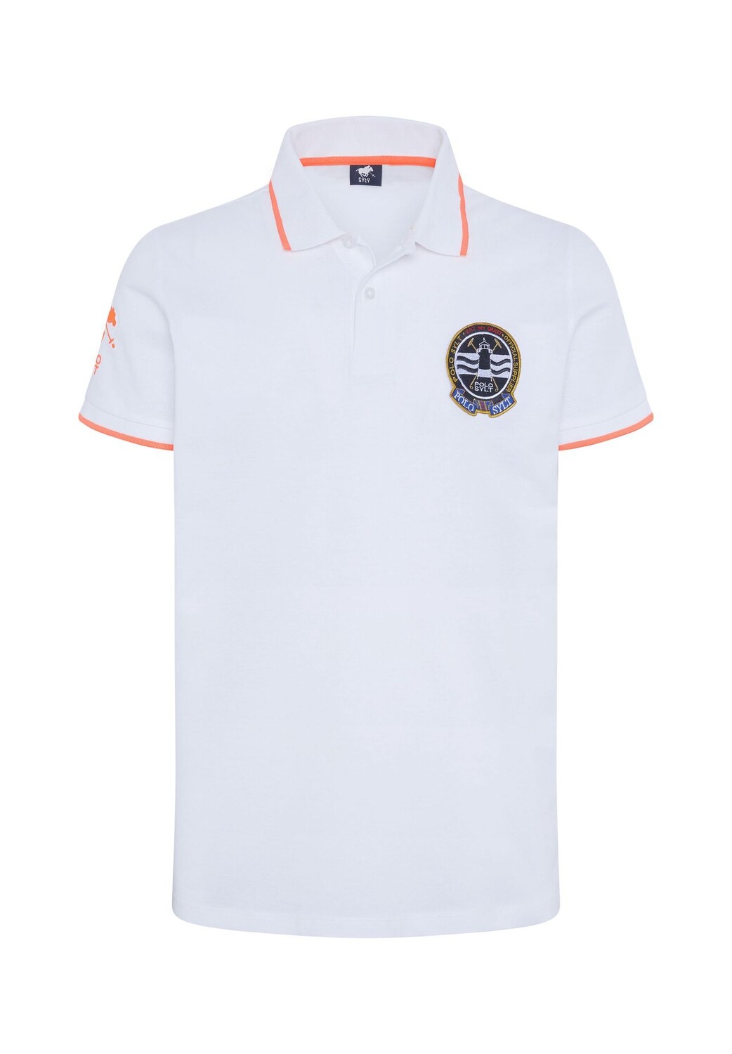 

Рубашка-поло с логотипом POLO SYLT, цвет Bright White