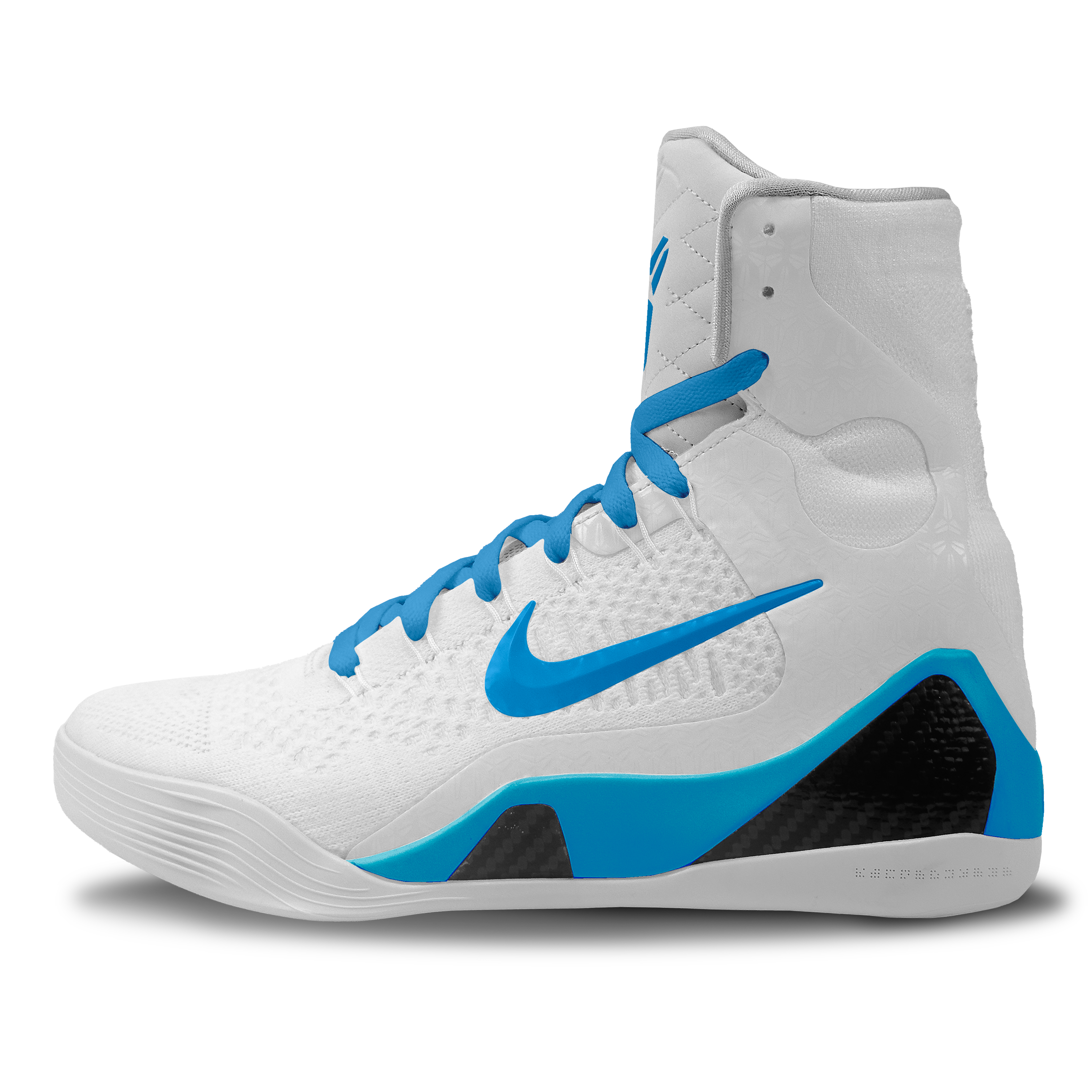 

Баскетбольные кроссовки Kobe 9 Basketball Shoes Unisex High-Top White/Blue Nike