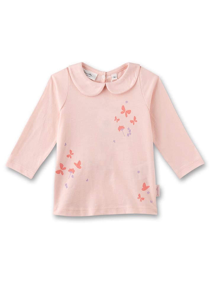 

Лонгслив Sanetta Kidswear, розовый
