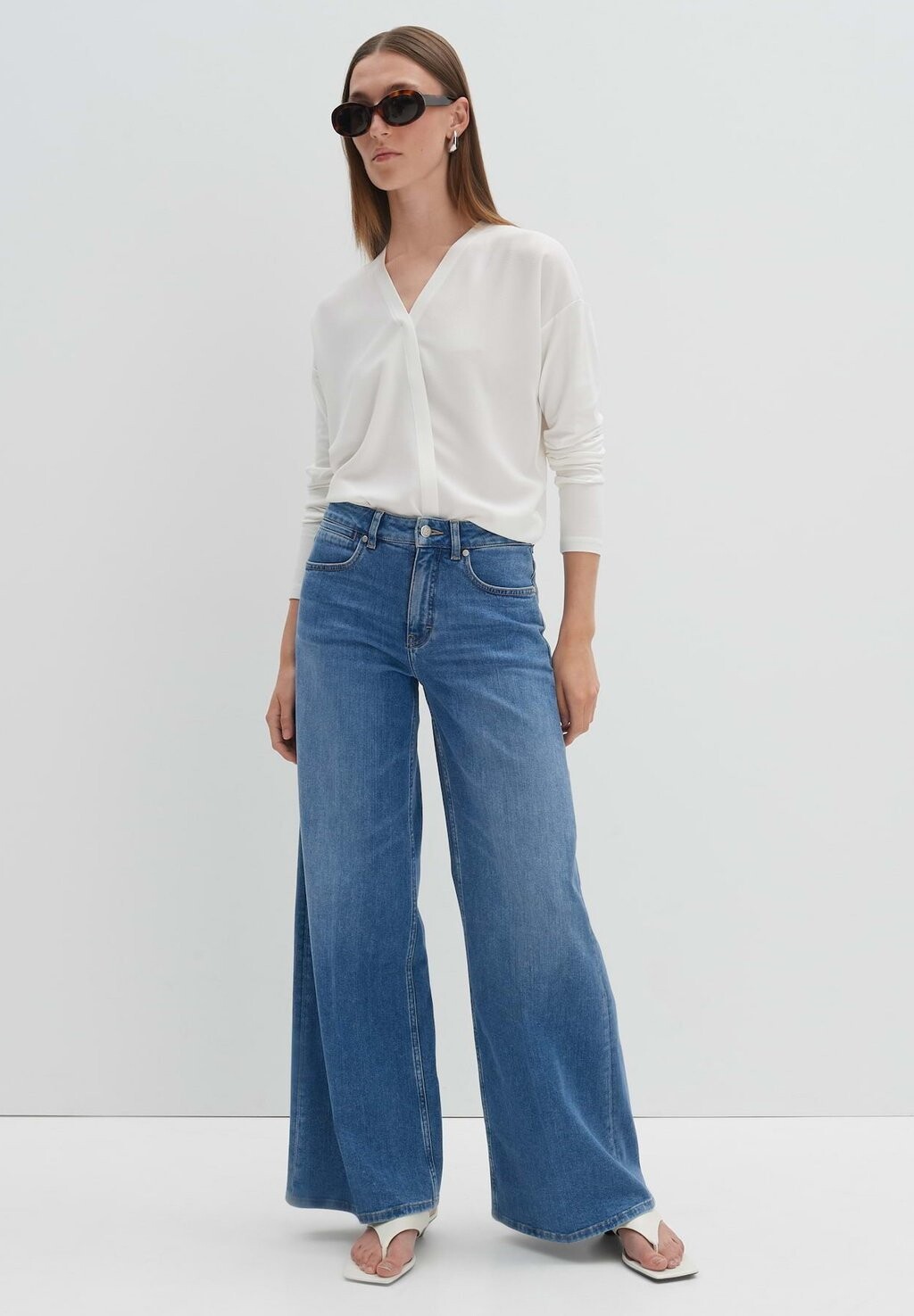 

Расклешенные джинсы CELLMA PALAZZO-WIDE LEG JEANS someday., синий
