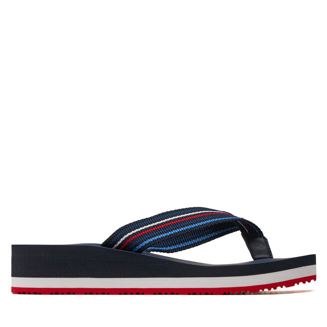 

Сандалии Tommy Hilfiger Wedge Stripes Beach Sandal FW0FW07858 Space Blue DW6, темно-синий