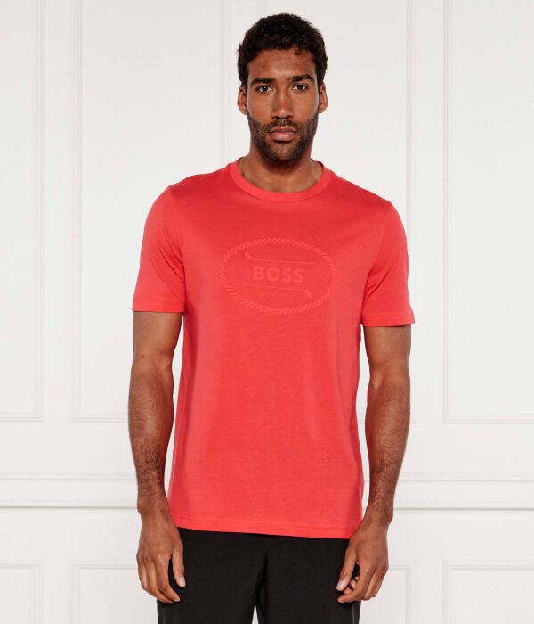 

Логотип футболки наследие Regular fit Boss Green, красный