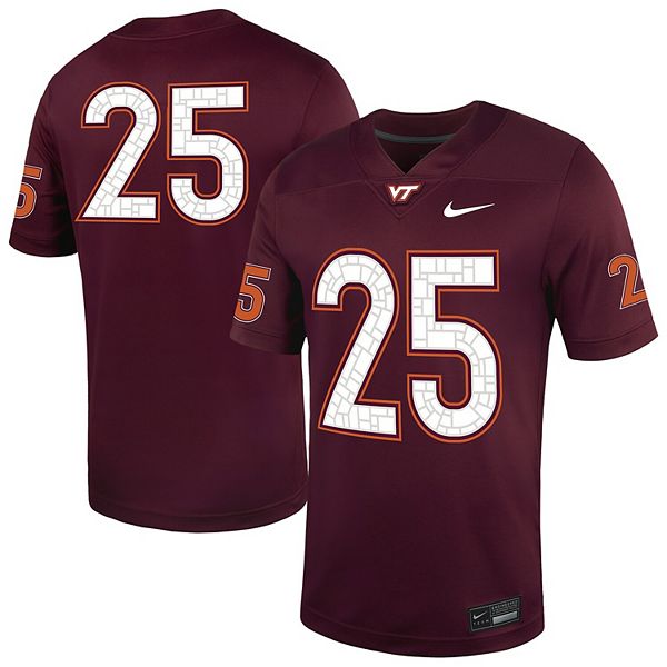 

Мужская футболка Virginia Tech Hokies #25 maroon untouchable Nike