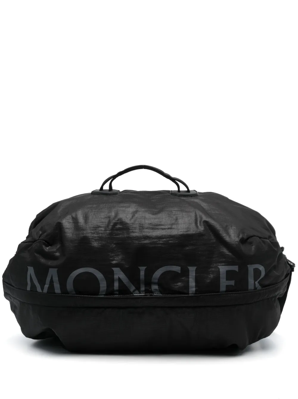 

Рюкзак на молнии с логотипом MONCLER, черный