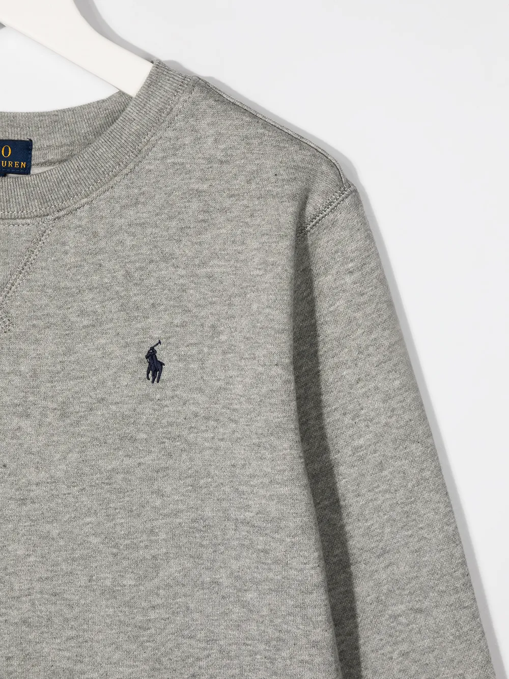 Толстовка с вышитым логотипом POLO RALPH LAUREN KIDS, серый — фото 3