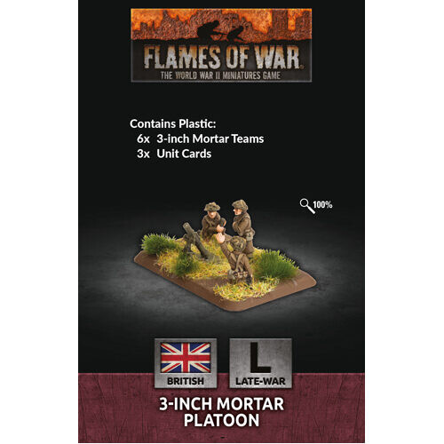 

Фигурки Flames Of War: 3-Inch Mortar Platoon (X6 Plastic)
