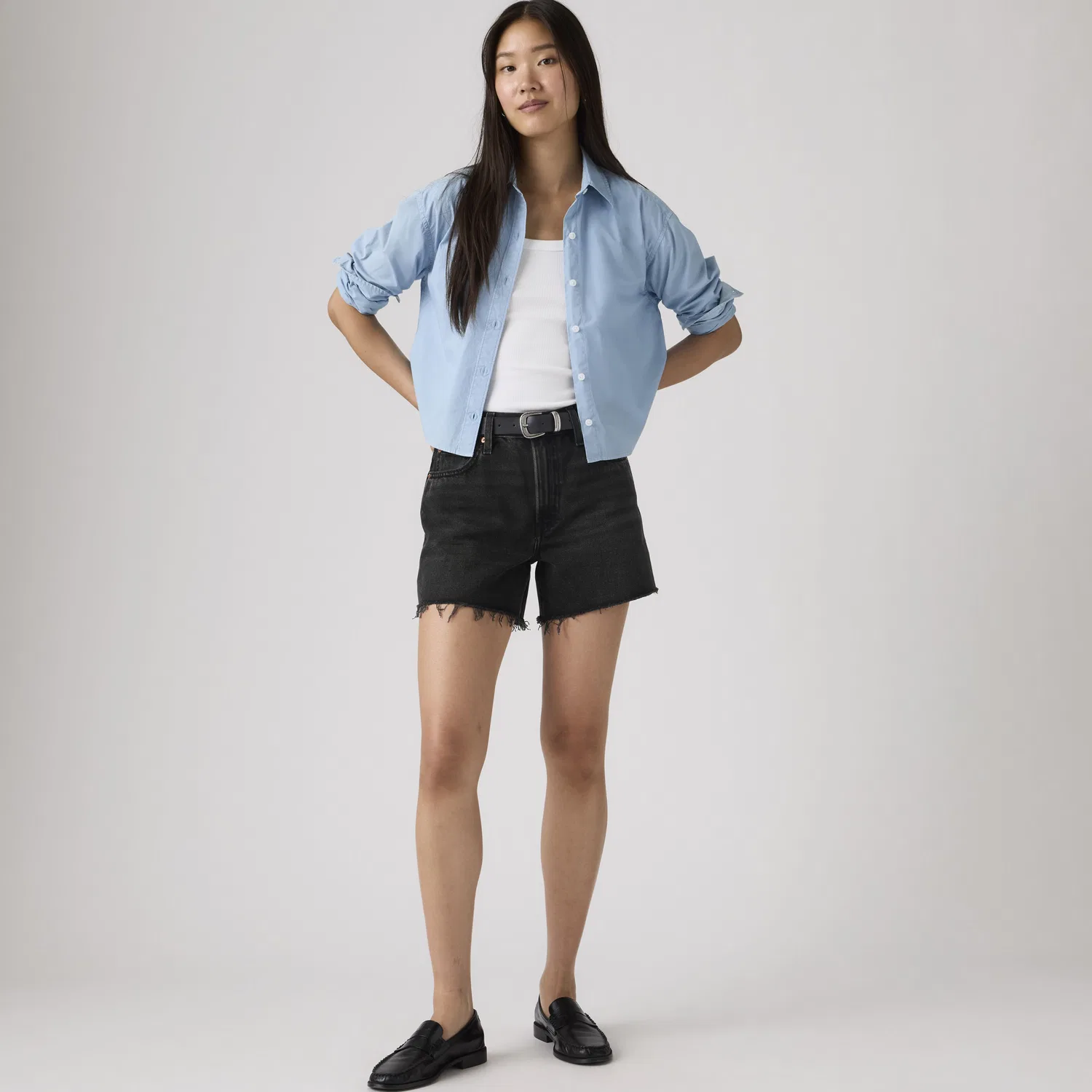 Женские шорты Ribcage Levi's, Black