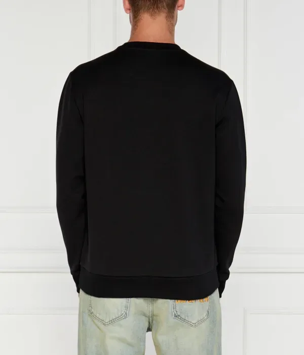 Толстовка Salbo regular fit Boss Green, черный — фото 4