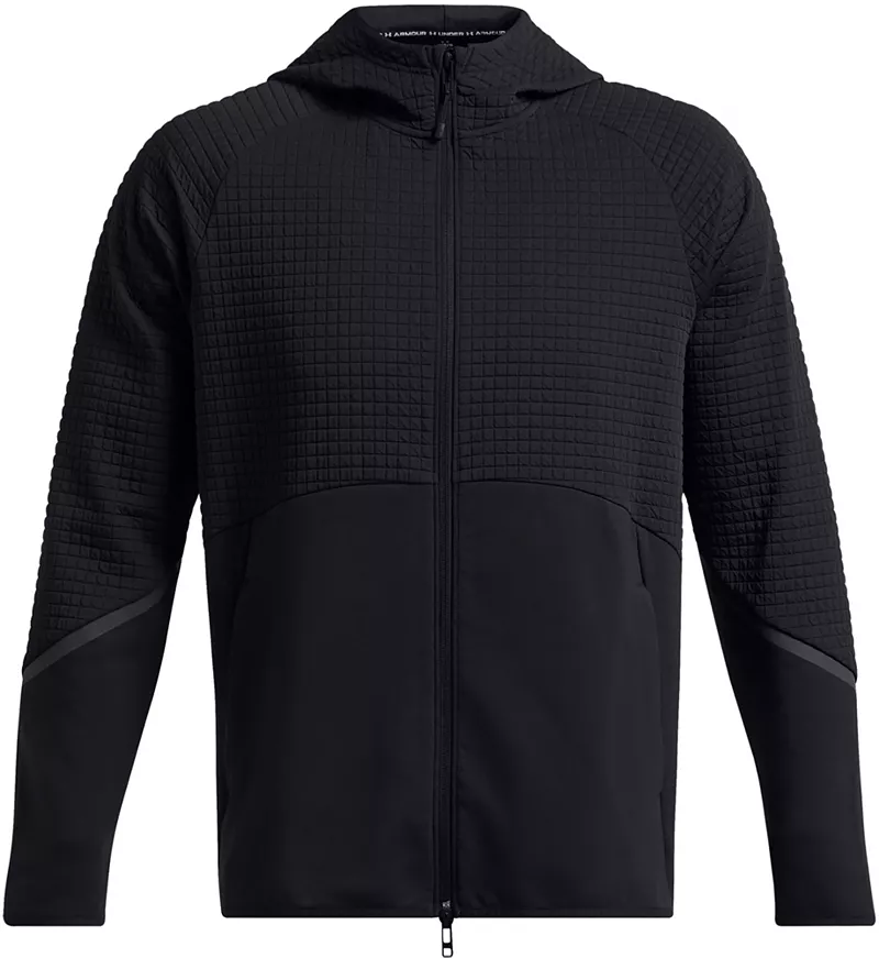 

Мужская куртка Unstoppable из текстурированного флиса с молнией во всю длину Under Armour, черный