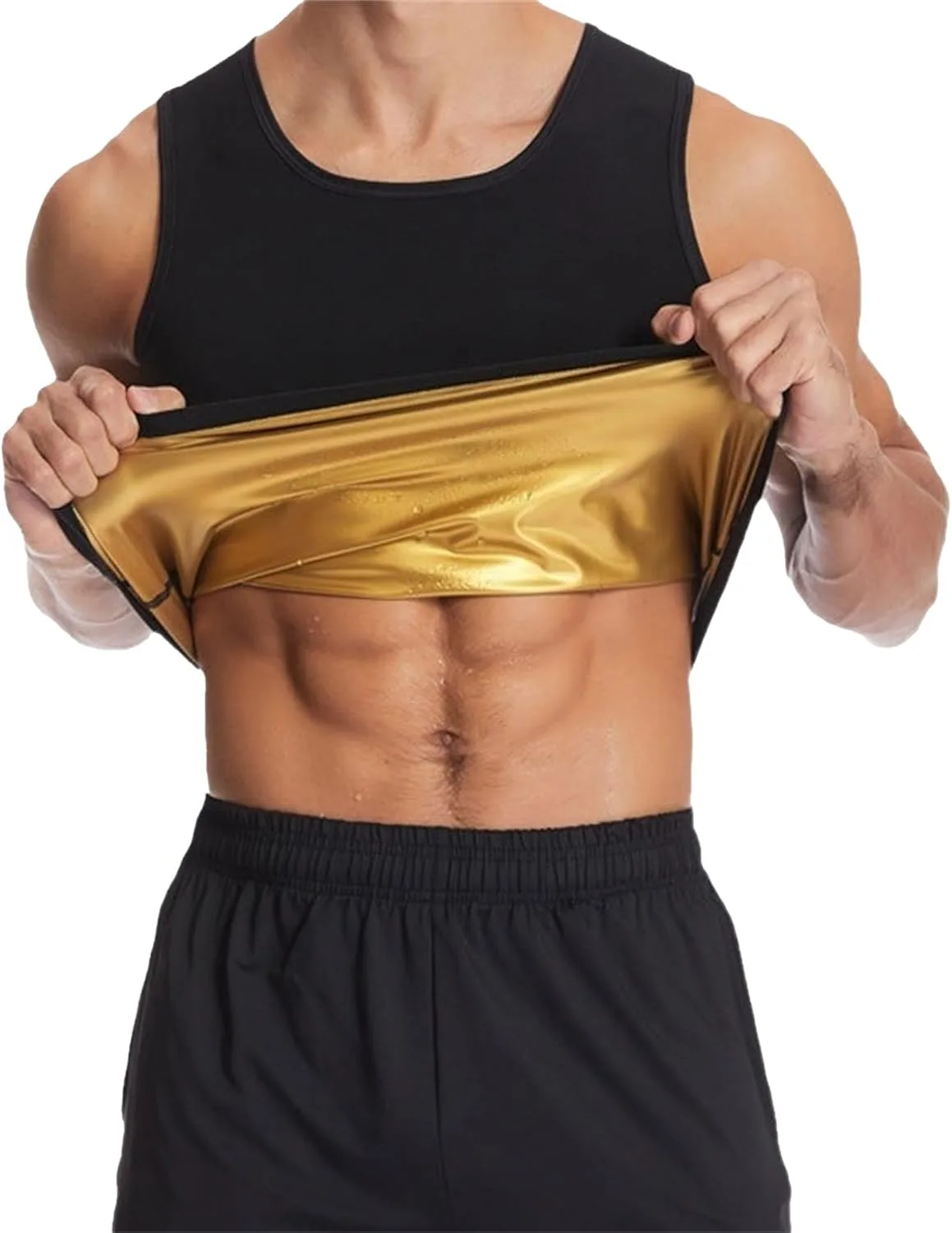 

Мужской майка-безрукавка для сауны и тренировок VgueElegc