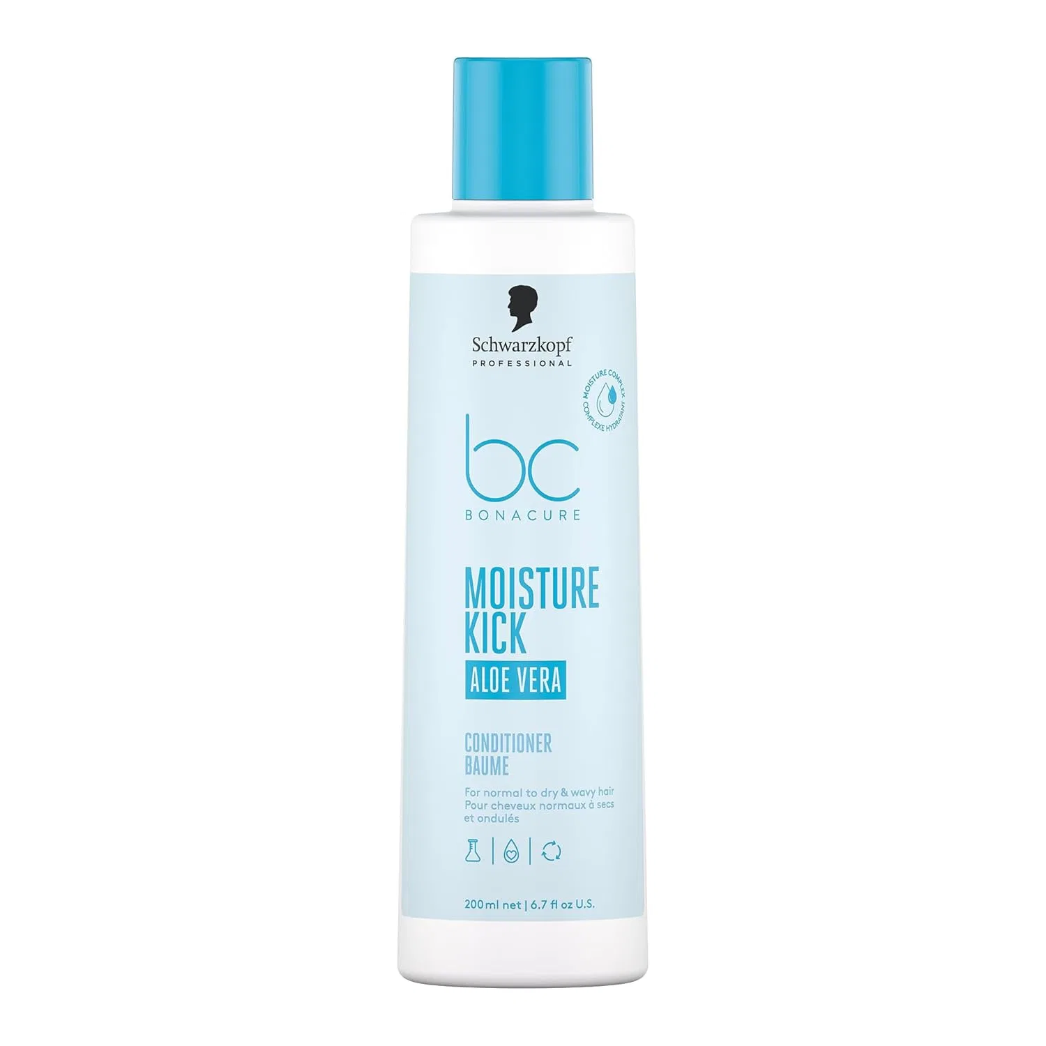 Веганский кондиционер для нормальных и сухих волос Bonacure Moisture Kick от Schwarzkopf Professional, 200 мл Bc Bonacure