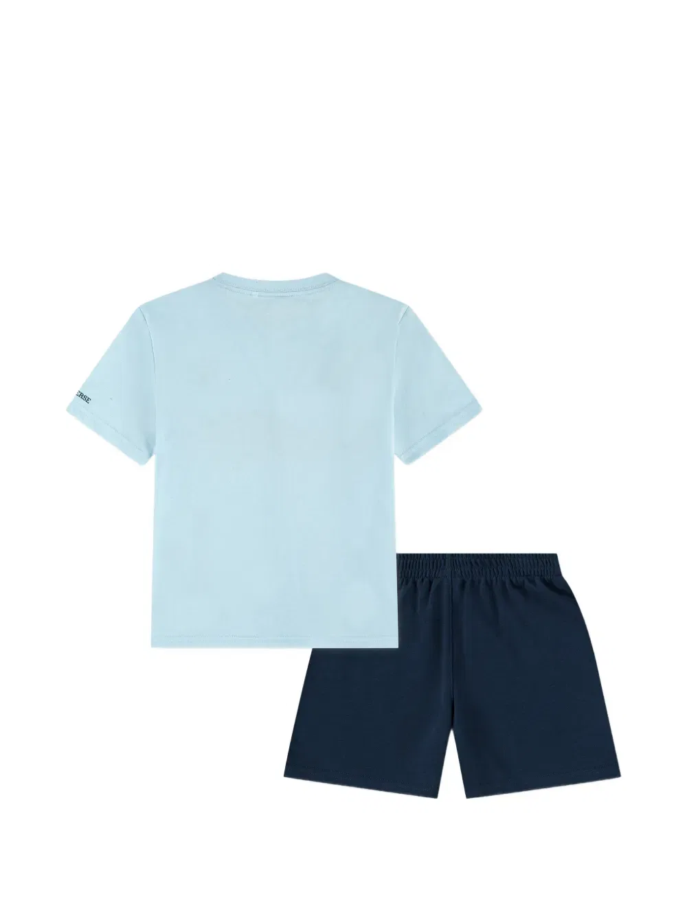 Комплект из двух шорт с графическим принтом Converse Kids, синий — фото 2