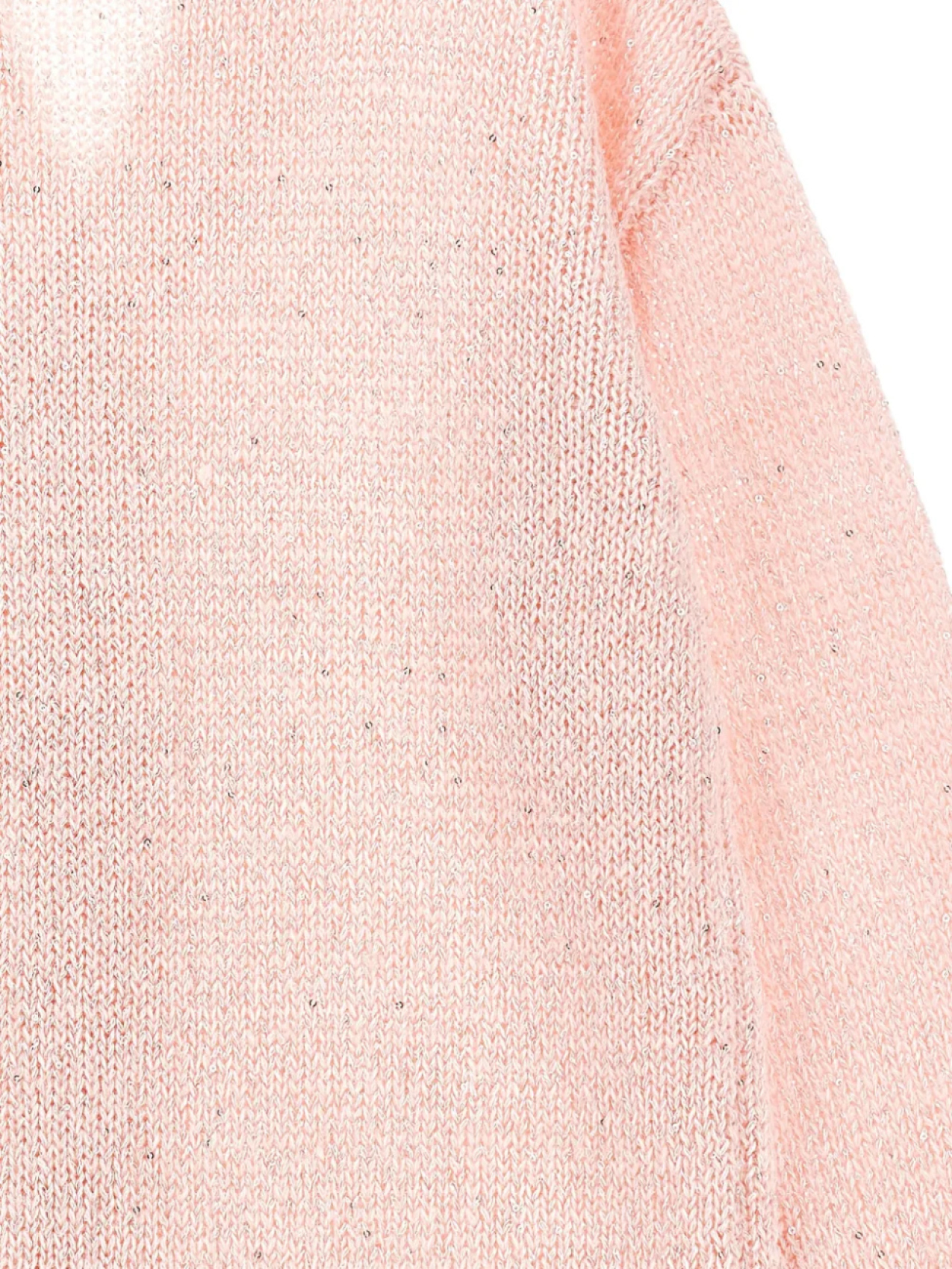 Monnalisa кардиган с V-образным вырезом и цветочной аппликацией, розовый — фото 3