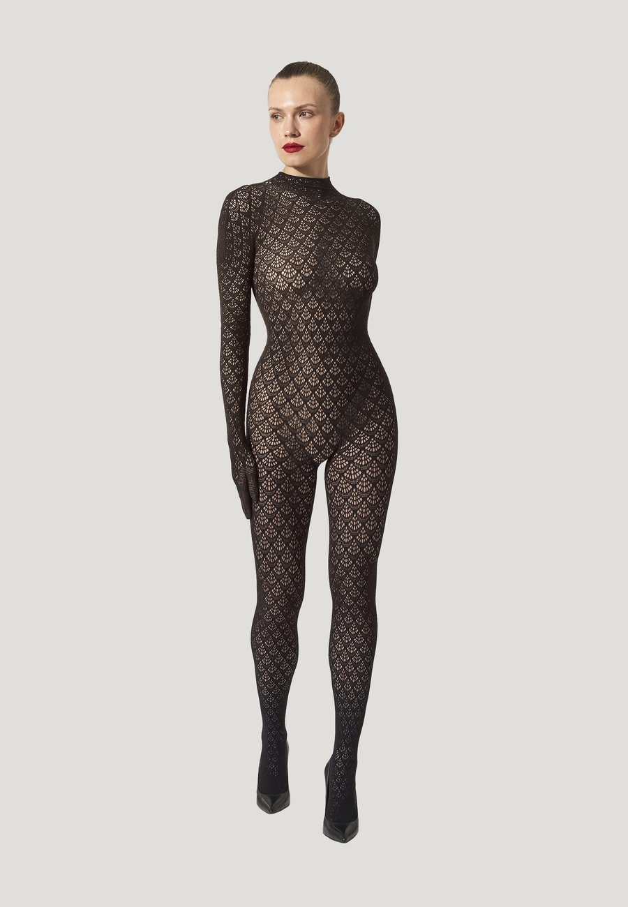 

Комбинезон Wolford MERMAID NET CAT, Dark Wood/Dark Brown