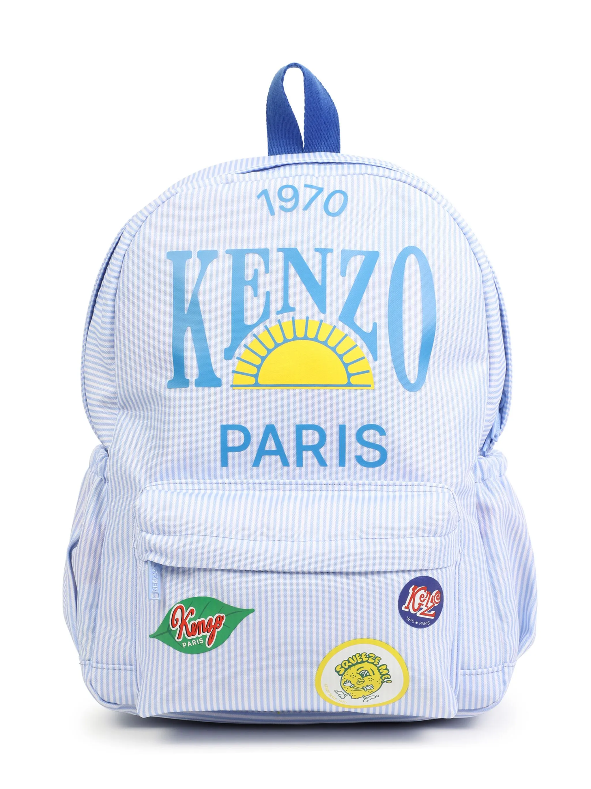 

Рюкзак с принтом Kenzo Kids, синий