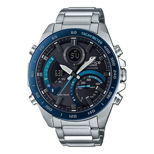

Часы Casio Edifice Waterproof Analog-Digital Watch 'Silver Marine Blue', синий