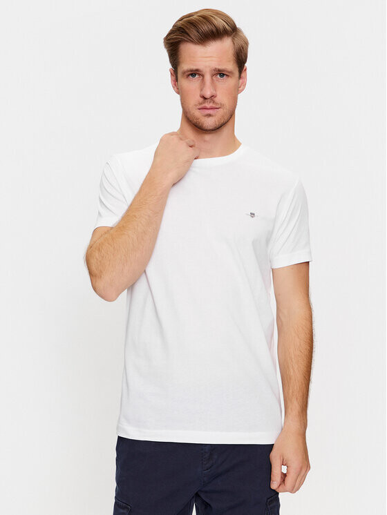 

Футболка узкого кроя Gant, белый