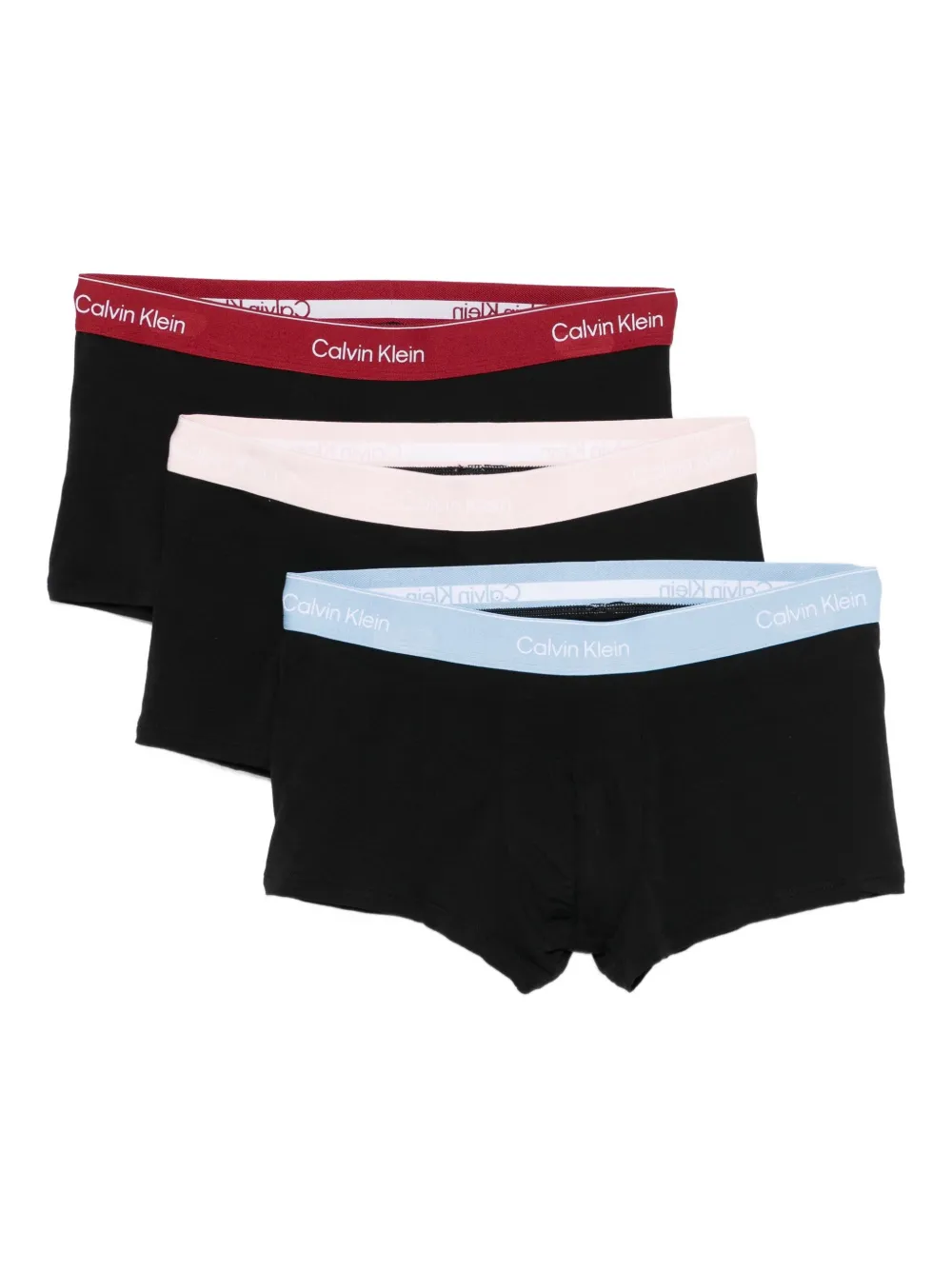 

Комплект из трех трусов-брифов с логотипом Calvin Klein, черный