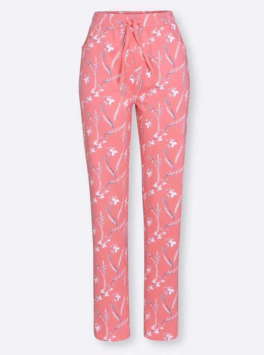 

Брюки без застежки, цвет Flamingo-Weiß-Bedruckt