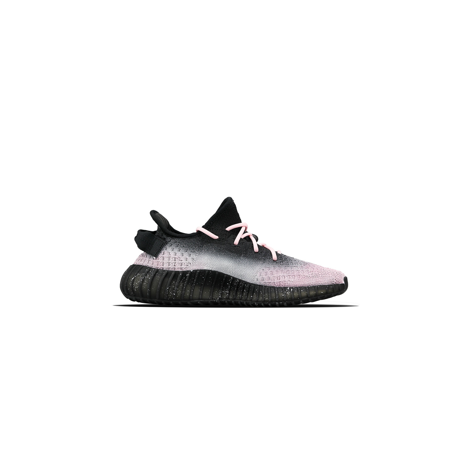 Кроссовки adidas originals Yeezy Boost 350 V2 Lifestyle Shoes Unisex Low-top Black/Pink/White, черный — фото 2