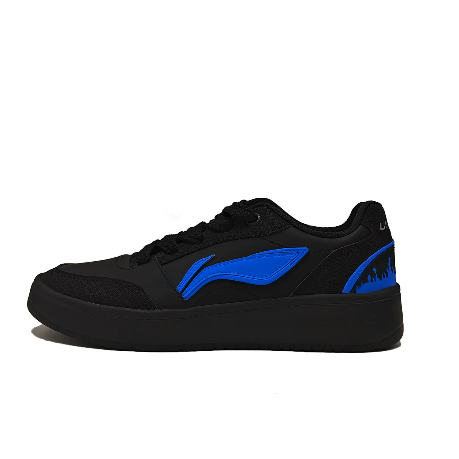 

LINING Кроссовки для скейтбординга Yuanbao V3 с противоскользящим покрытием и износостойкими легкими низкими верхами, мужские, черно-синие