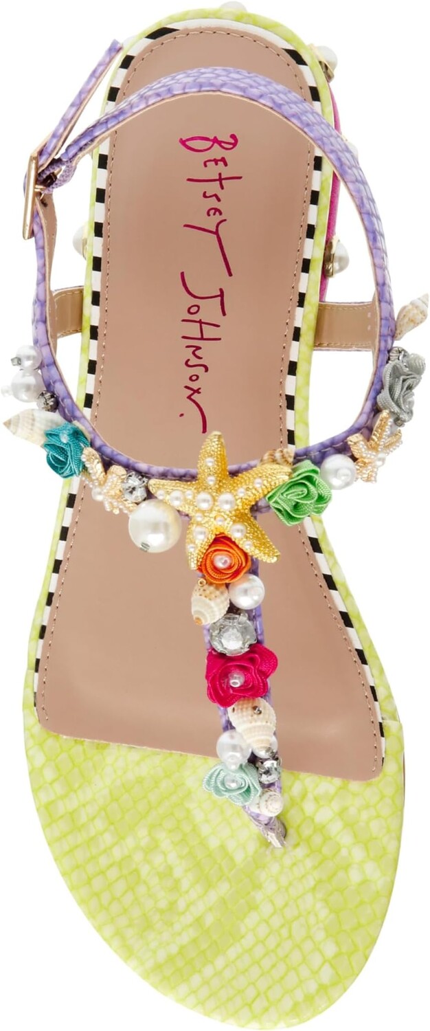 

Сандалии Blue by Betsey Johnson Rihanna, цвет Lime Multi