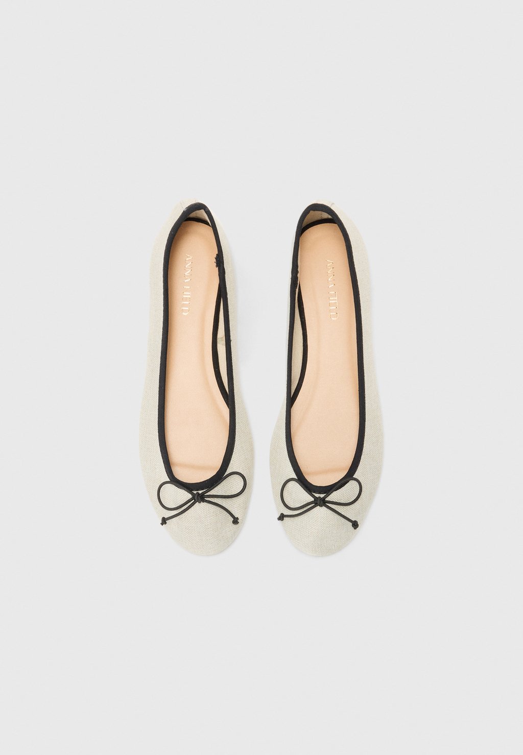 Балетки Anna Field by Zalando, бежевый — фото 4