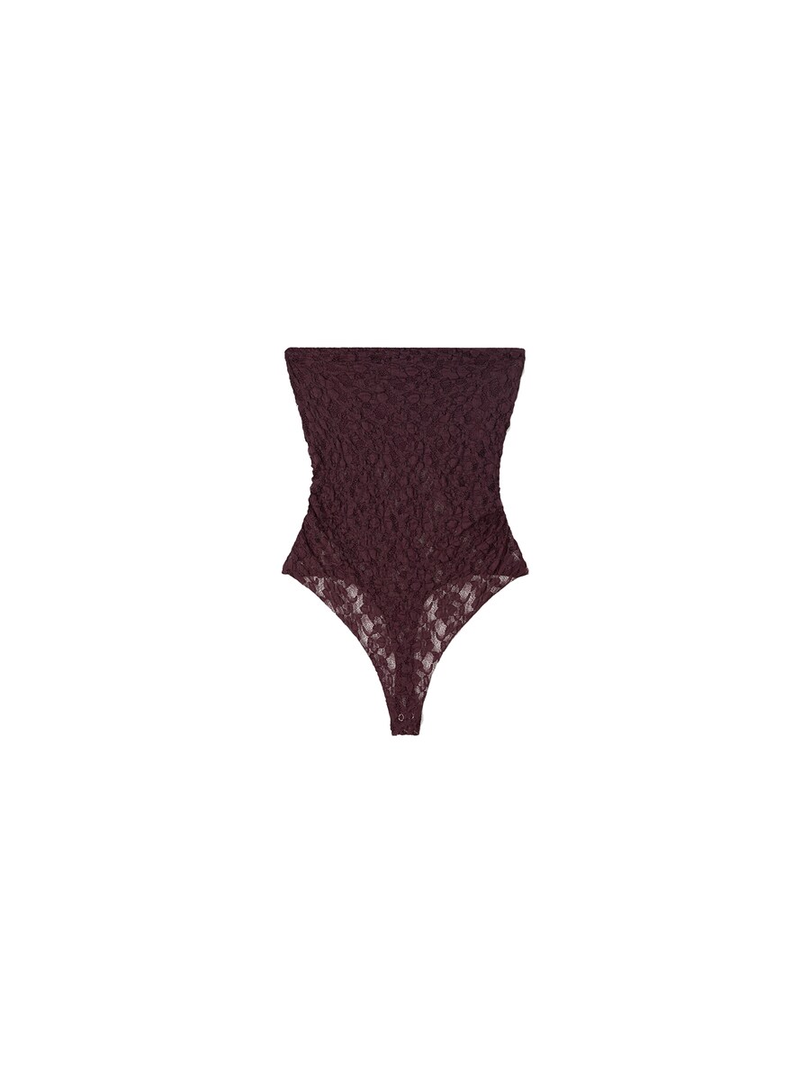 

Боди-рубашка Bershka, цвет Grenadine