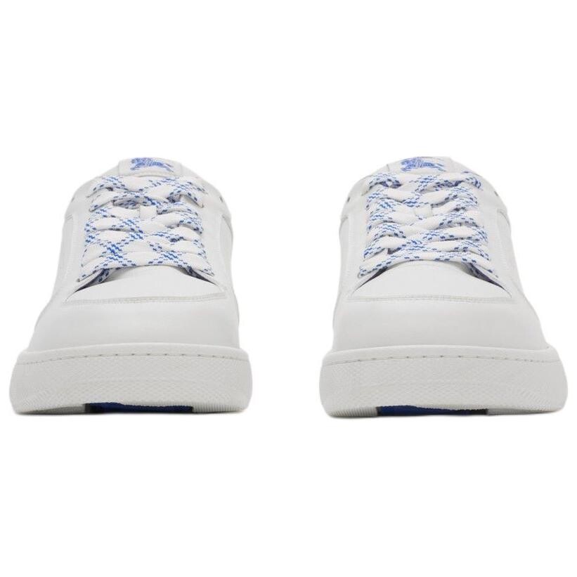Кроссовки Burberry Skateboarding Shoes Men Low-top White, Blue, белый — фото 3