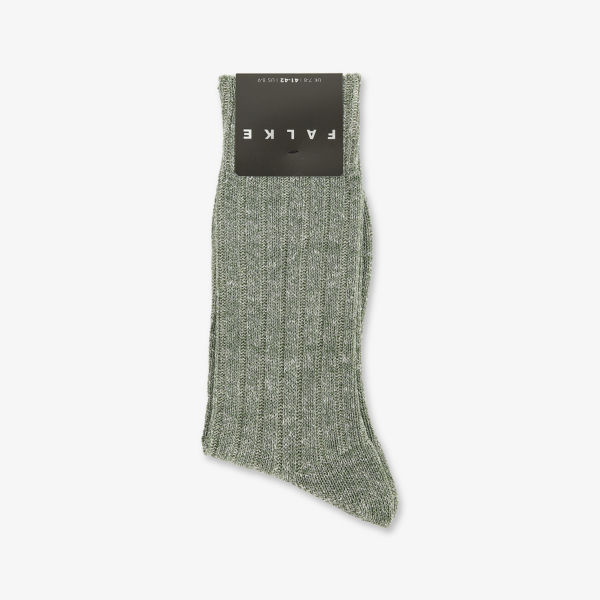 

Носки из льняной смеси Bay ribs Falke, цвет loden
