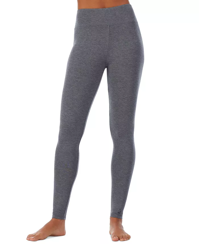 

Мягкие эластичные леггинсы с высокой талией Cuddl Duds, серый