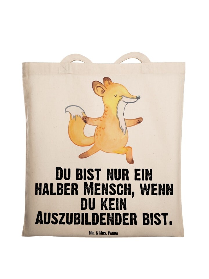 

Сумка Mr. & Mrs. Panda Tragetasche Auszubildender Herz mit Spruch, кремовый, Бежевый, Сумка Mr. & Mrs. Panda Tragetasche Auszubildender Herz mit Spruch, кремовый