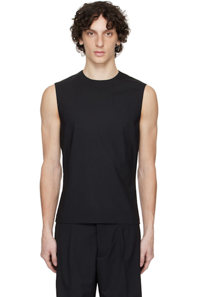 

Черный укороченный костюмный топ '032c Office Attire'