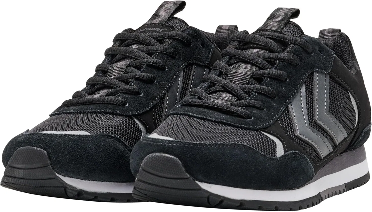 Беговые кроссовки Hummel унисекс, Black Anthracite White — фото 4