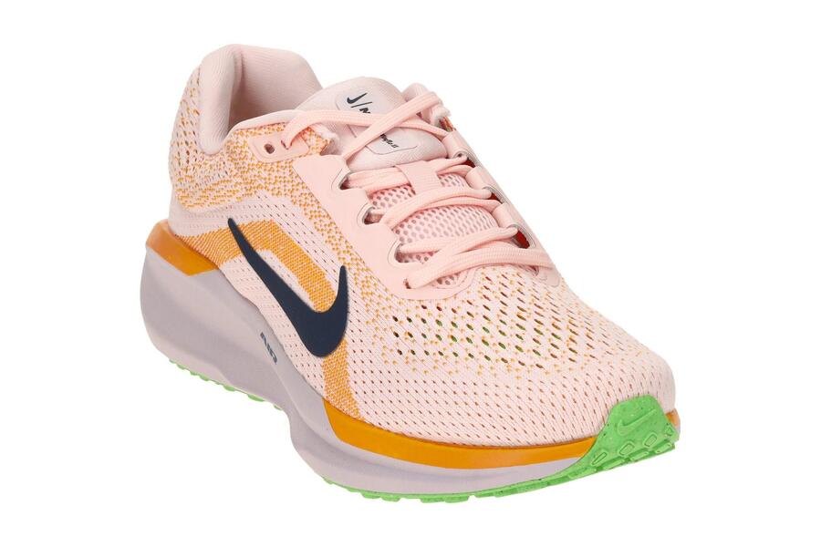 Кроссовки NIKE AIR Winflow розовые оранжевые в крапинку женские — фото 3