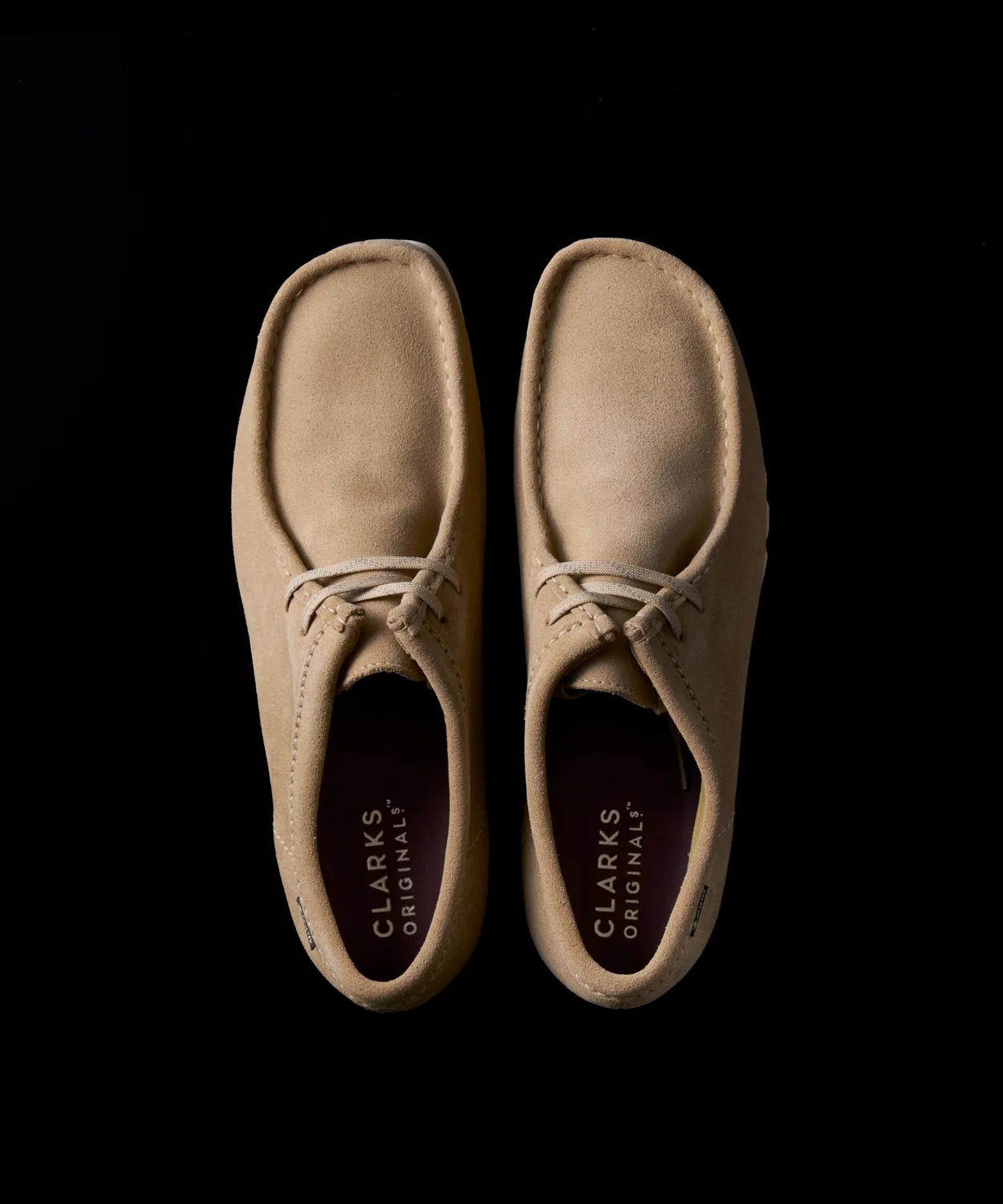 Ботинки Clarks Wallabee GTX из кожи, на Gore-Tex мембране, коричневый — фото 3
