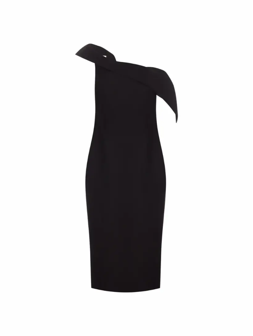 

Асимметричное платье на одно плечо Roland Mouret, черный