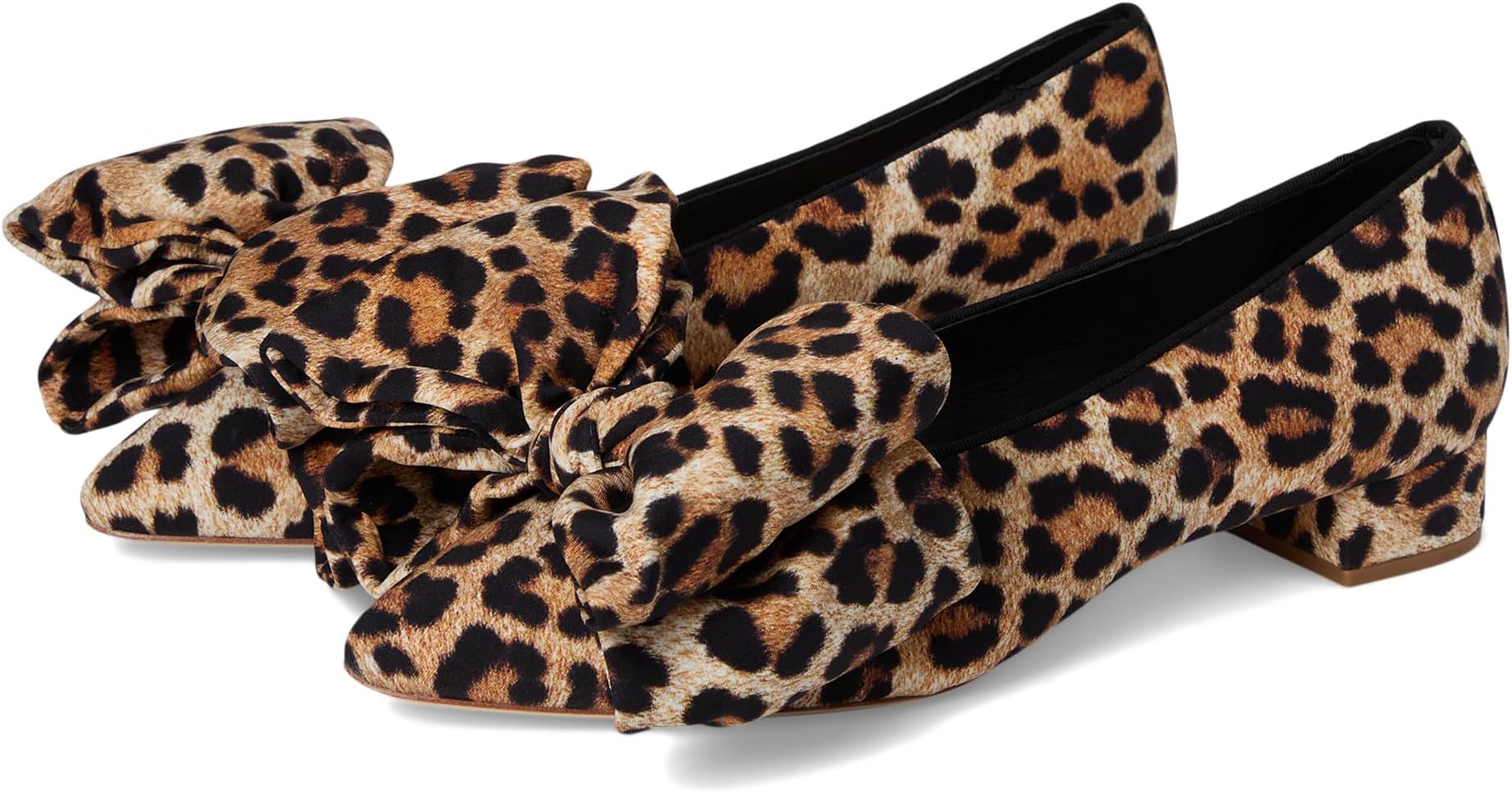 Туфли Loeffler Randall Noa Bow Flat, цвет Leopard